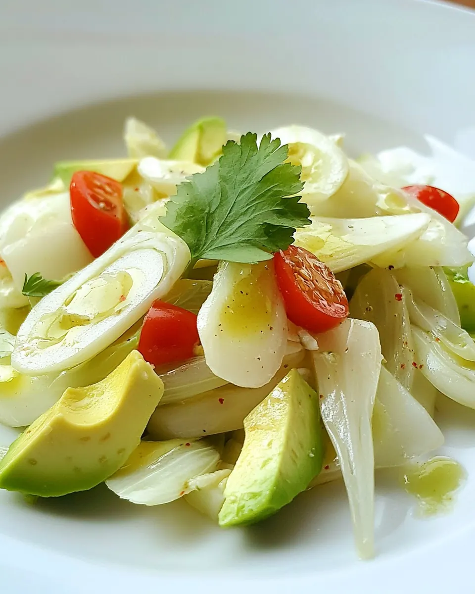 Belgian Endive and Avocado Salad