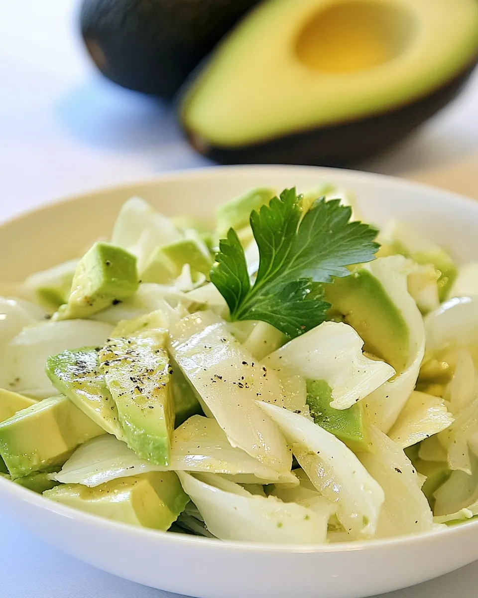 Belgian Endive and Avocado Salad