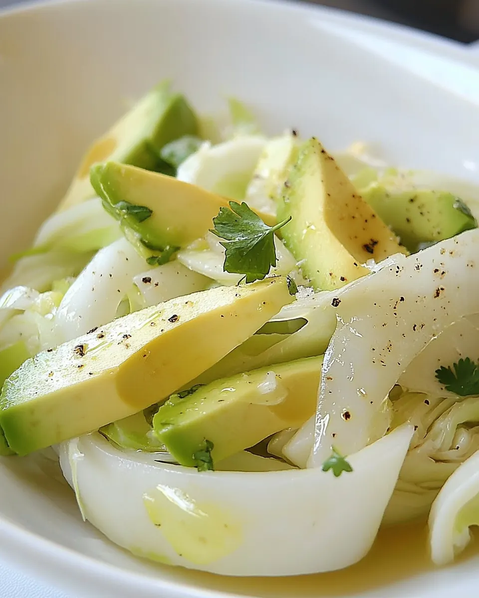 Belgian Endive and Avocado Salad