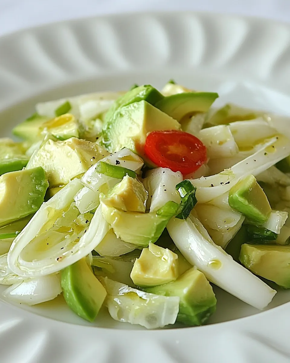 Belgian Endive and Avocado Salad