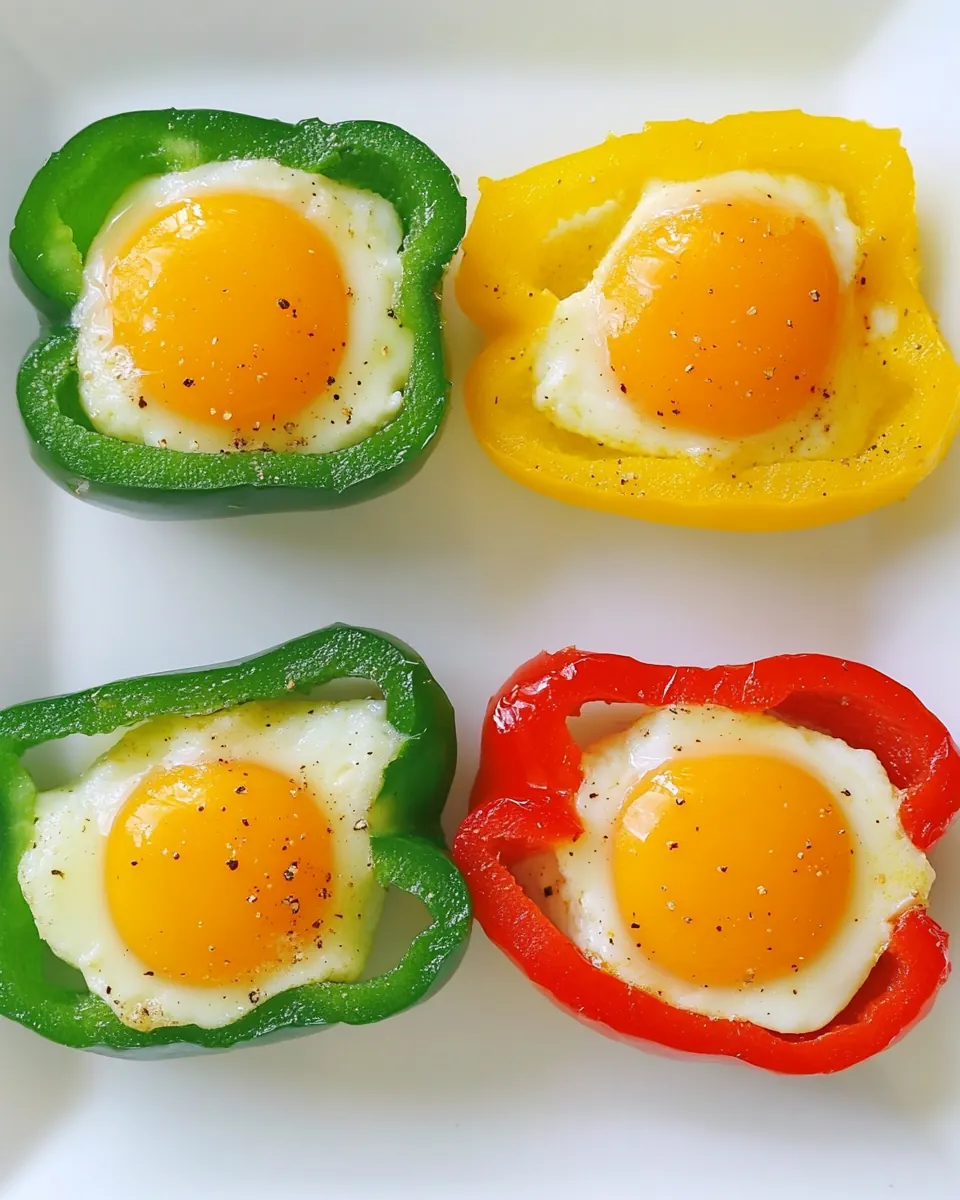 Bell Pepper Egg Flowers
