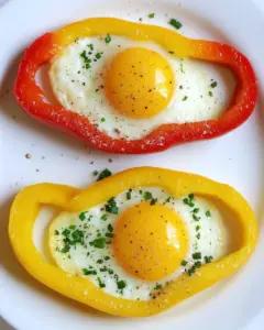 Bell Pepper Egg Flowers