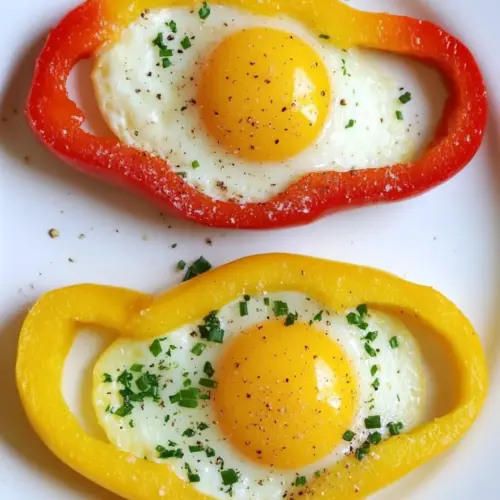 Bell Pepper Egg Flowers