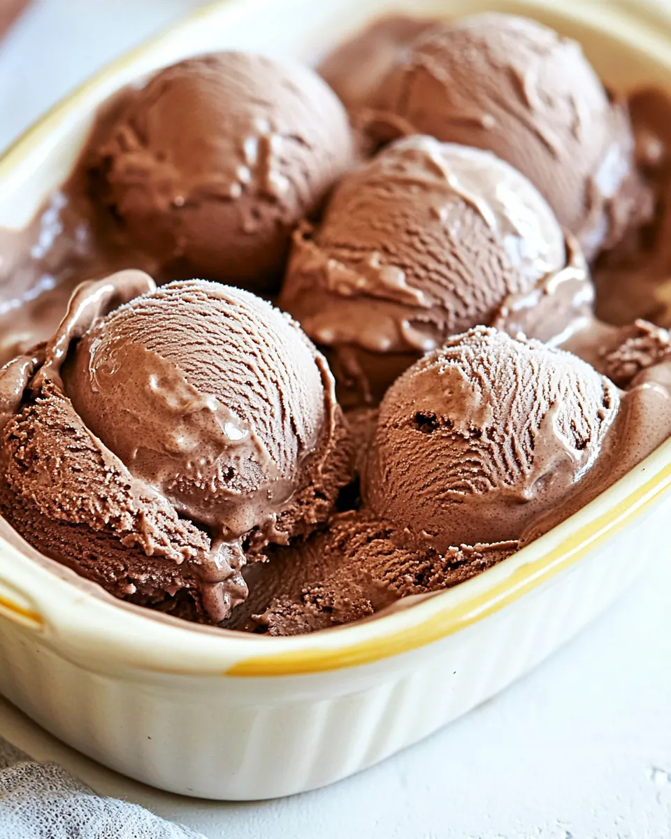 Ben and Jerry’s Chocolate Ice Cream Recipe