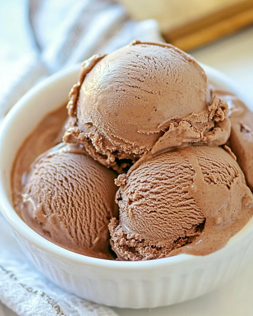 Ben and Jerry’s Chocolate Ice Cream Recipe