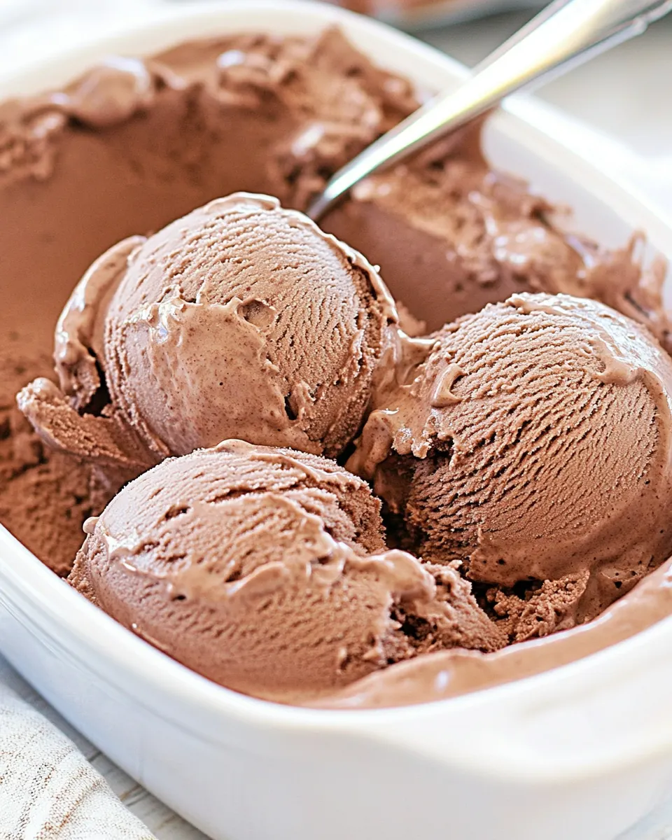 Ben and Jerry’s Chocolate Ice Cream Recipe