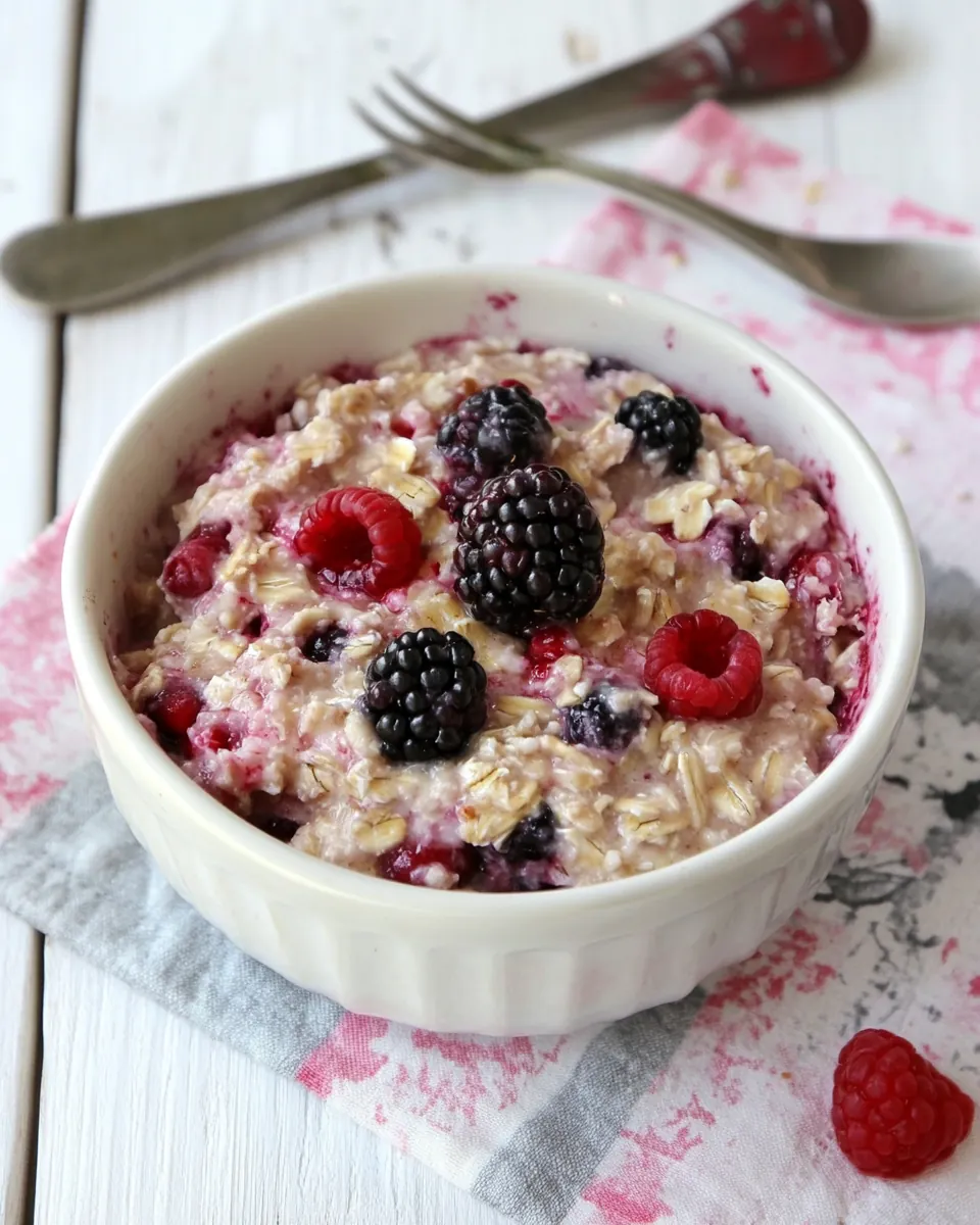 Berry Delicious Oatmeal