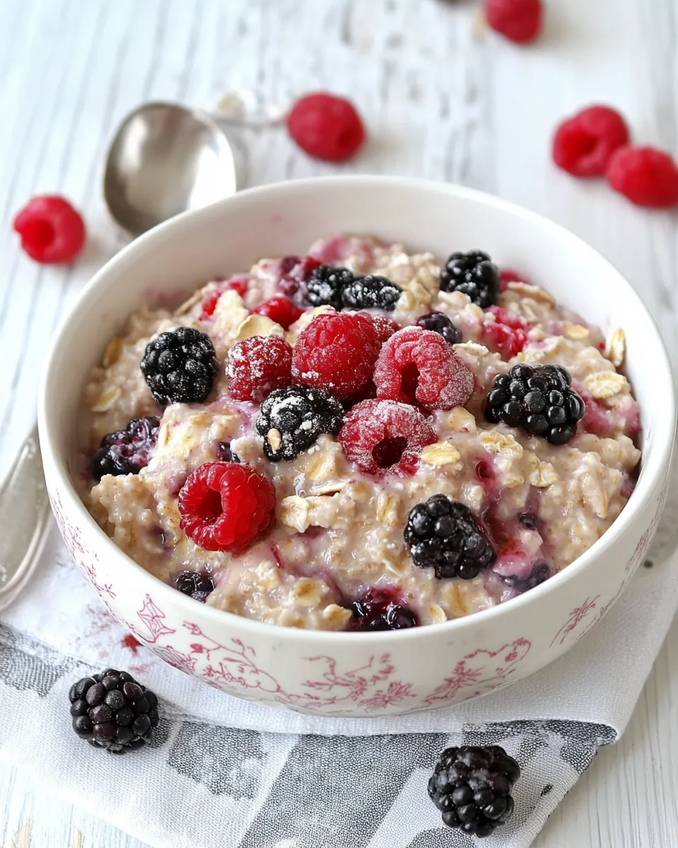 Berry Delicious Oatmeal