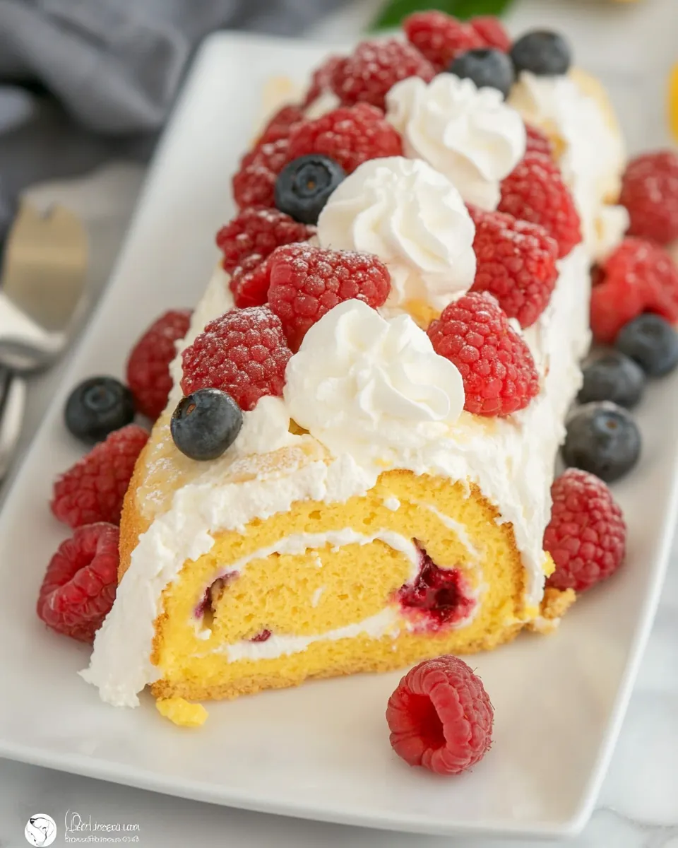 Berry Mascarpone Roulade