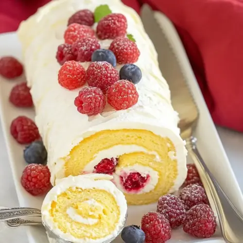 Berry Mascarpone Roulade