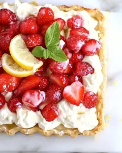 Berry Tart With Lemon Curd Mascarpone