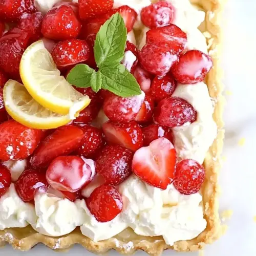 Berry Tart With Lemon Curd Mascarpone