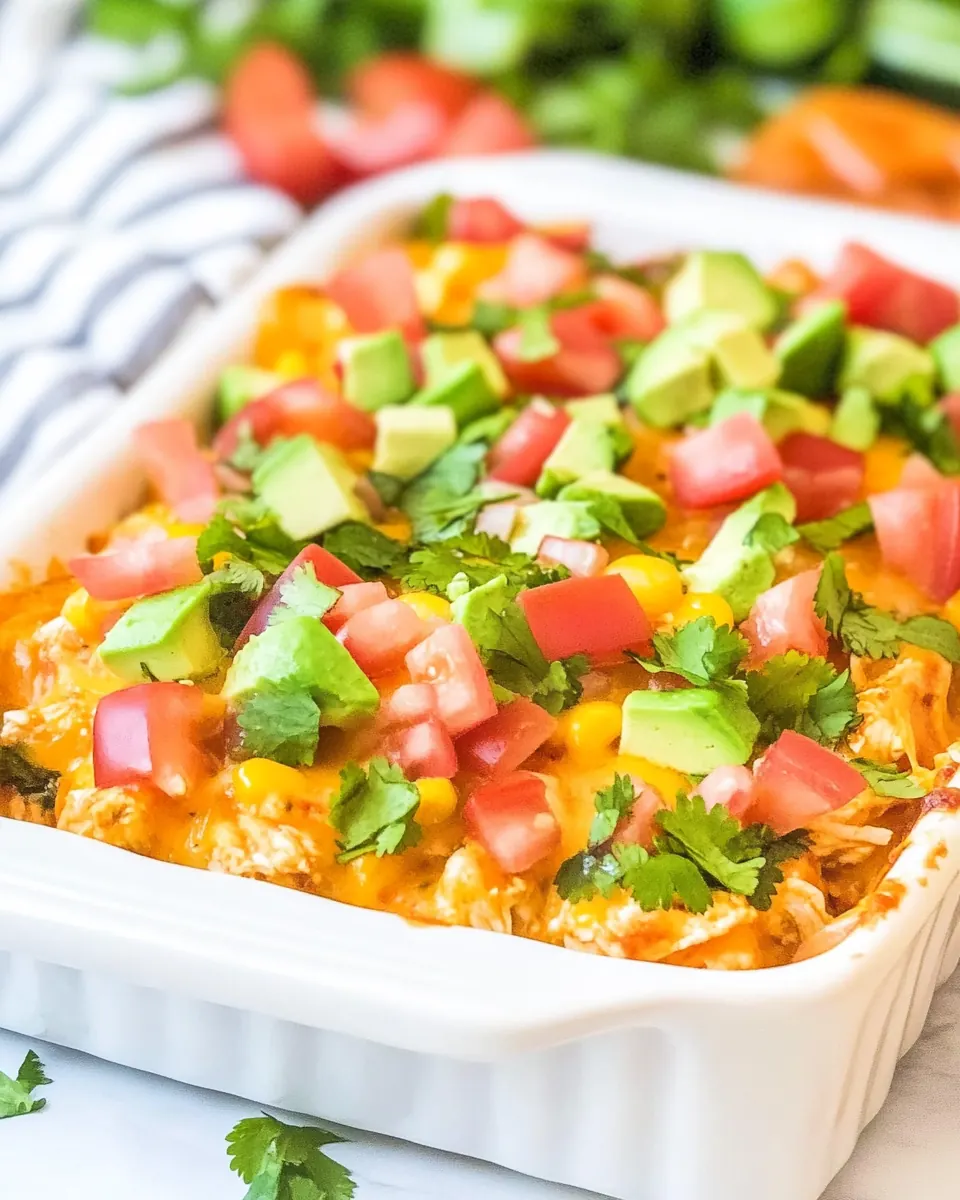 Best Mexican Chicken Casserole