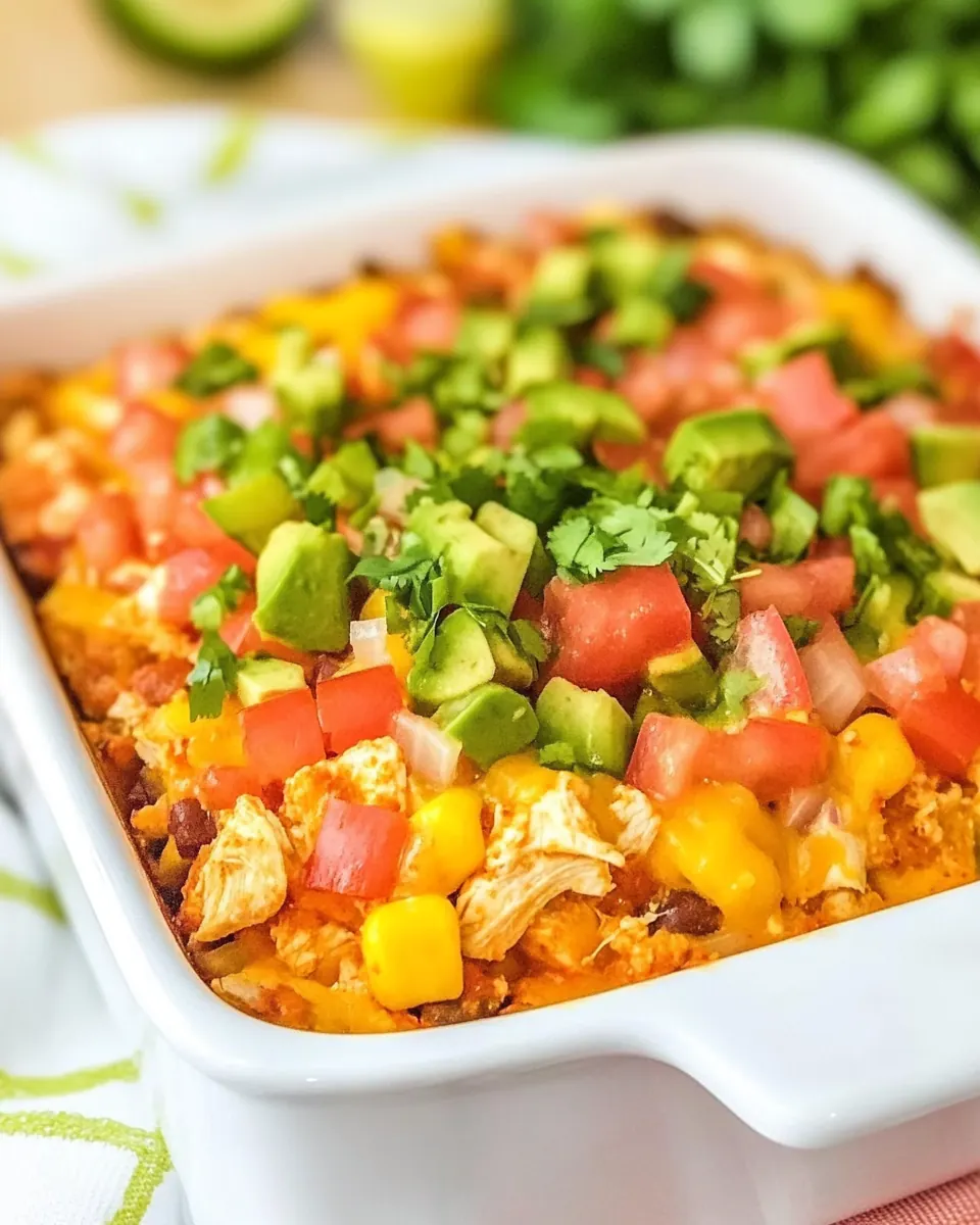 Best Mexican Chicken Casserole