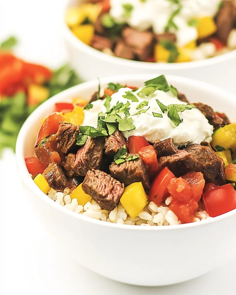 Better Than Chipotle Homemade Steak Burrito Bowls
