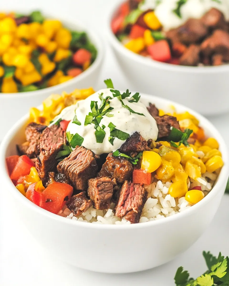 Better Than Chipotle Homemade Steak Burrito Bowls
