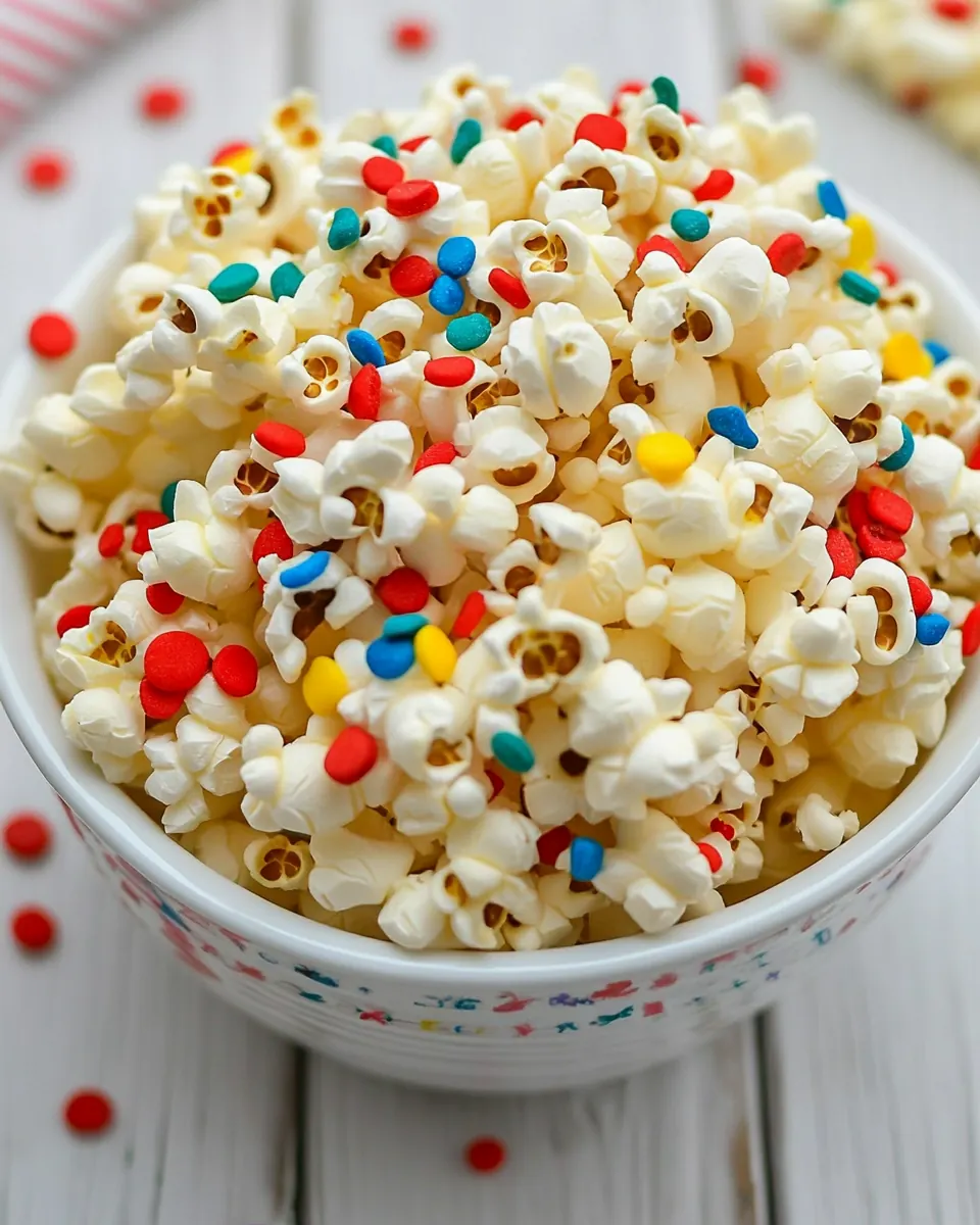 Birthday Cake Popcorn