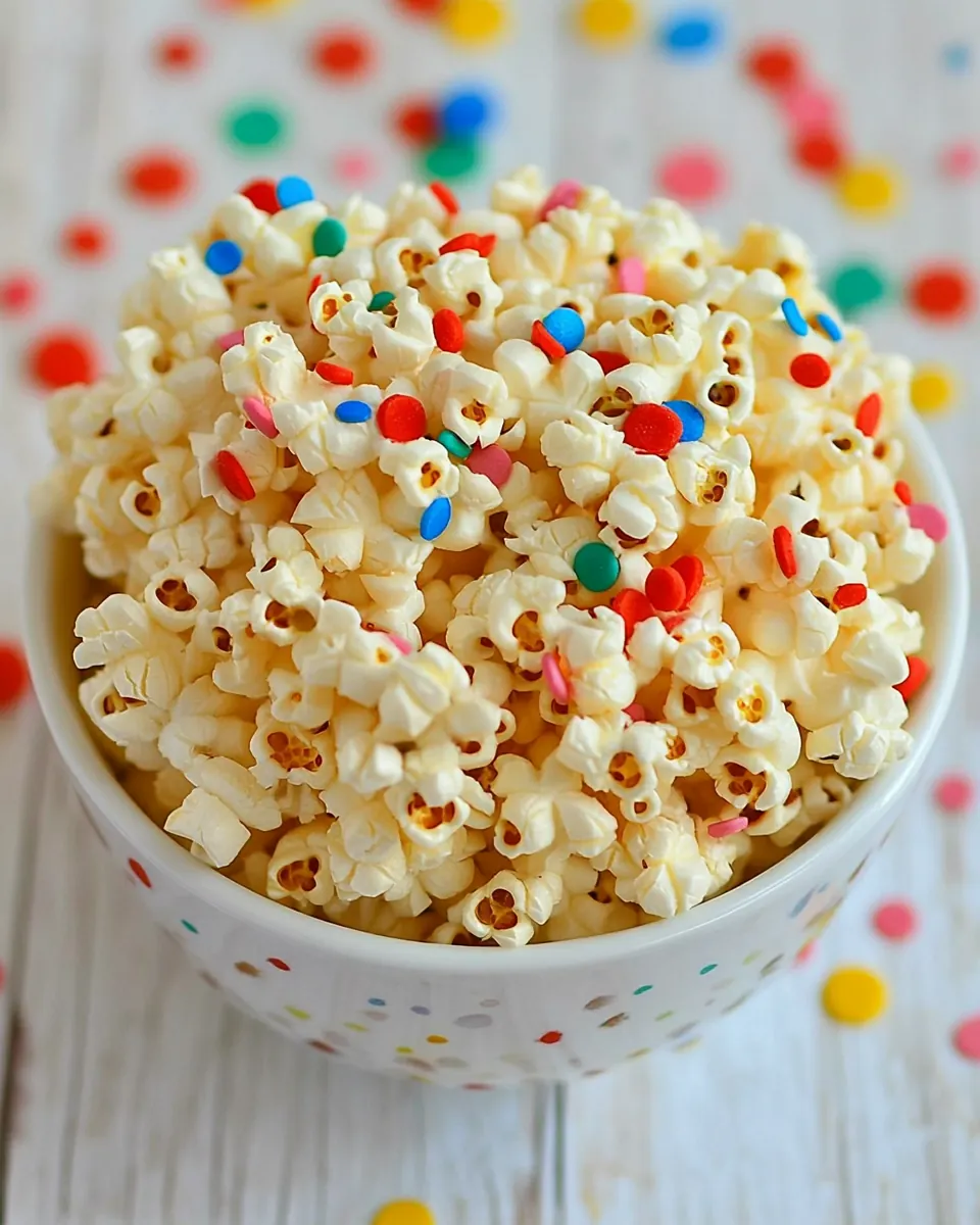 Birthday Cake Popcorn