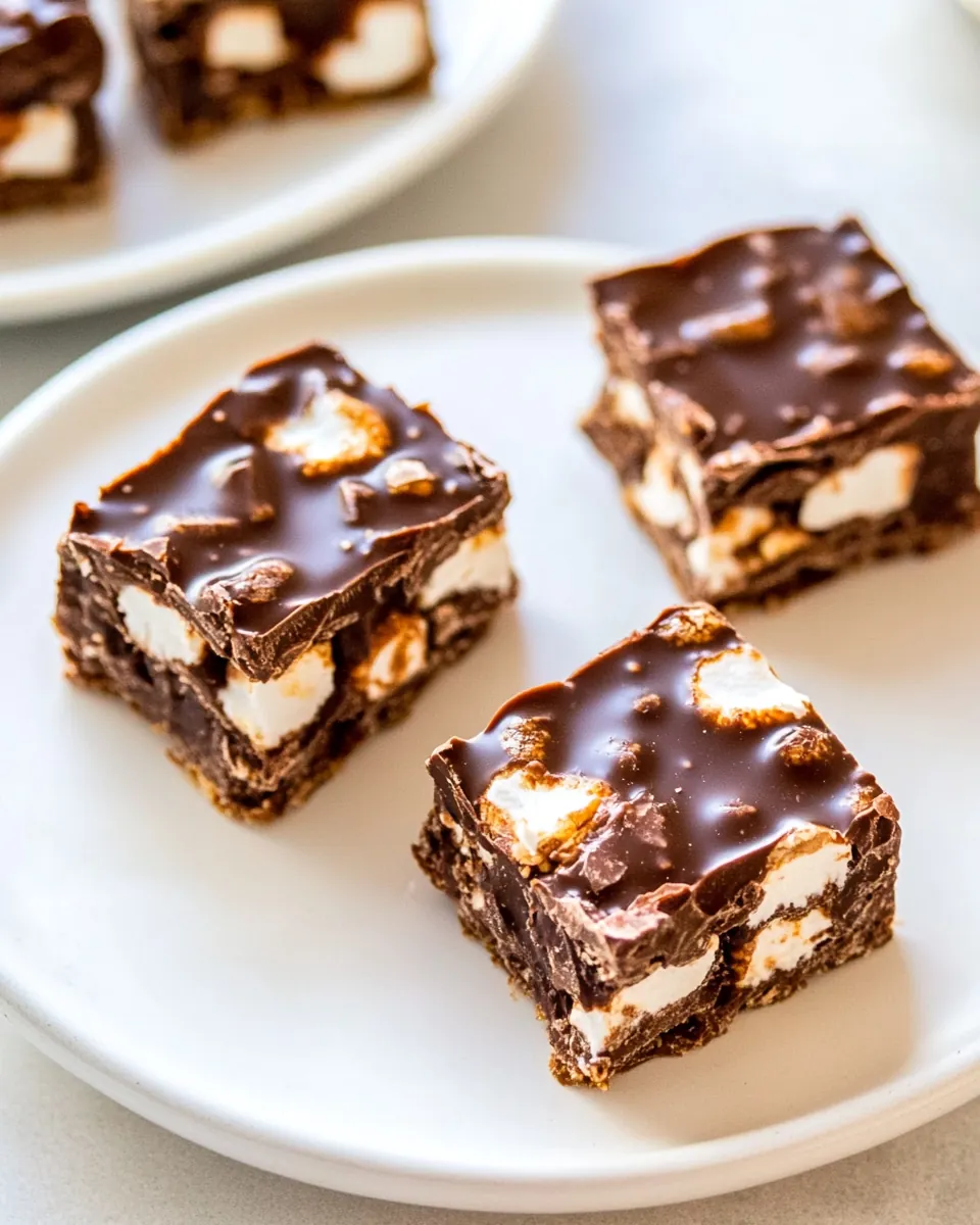 Biscoff Marshmallow Chocolate Bars