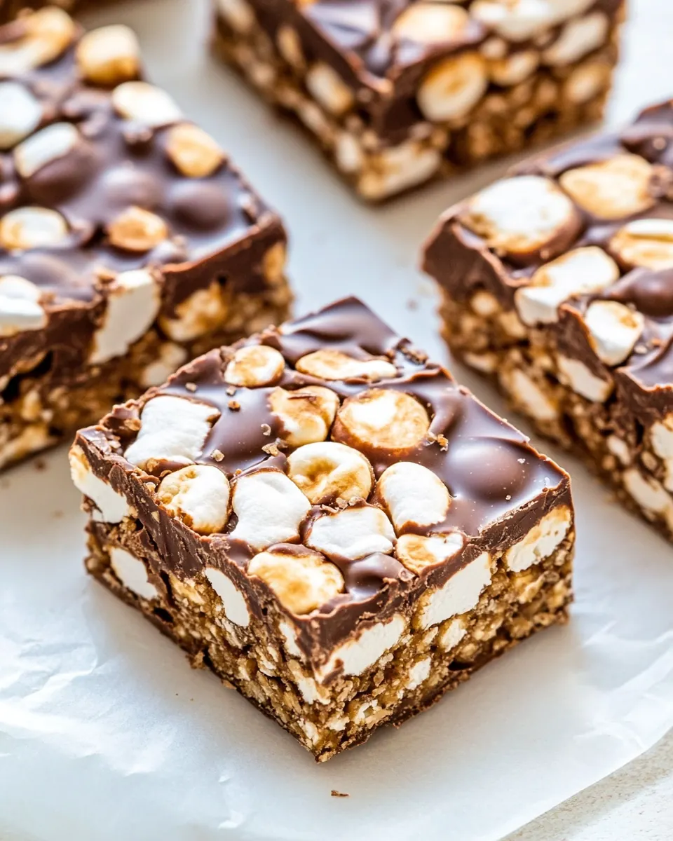 Biscoff Marshmallow Chocolate Bars
