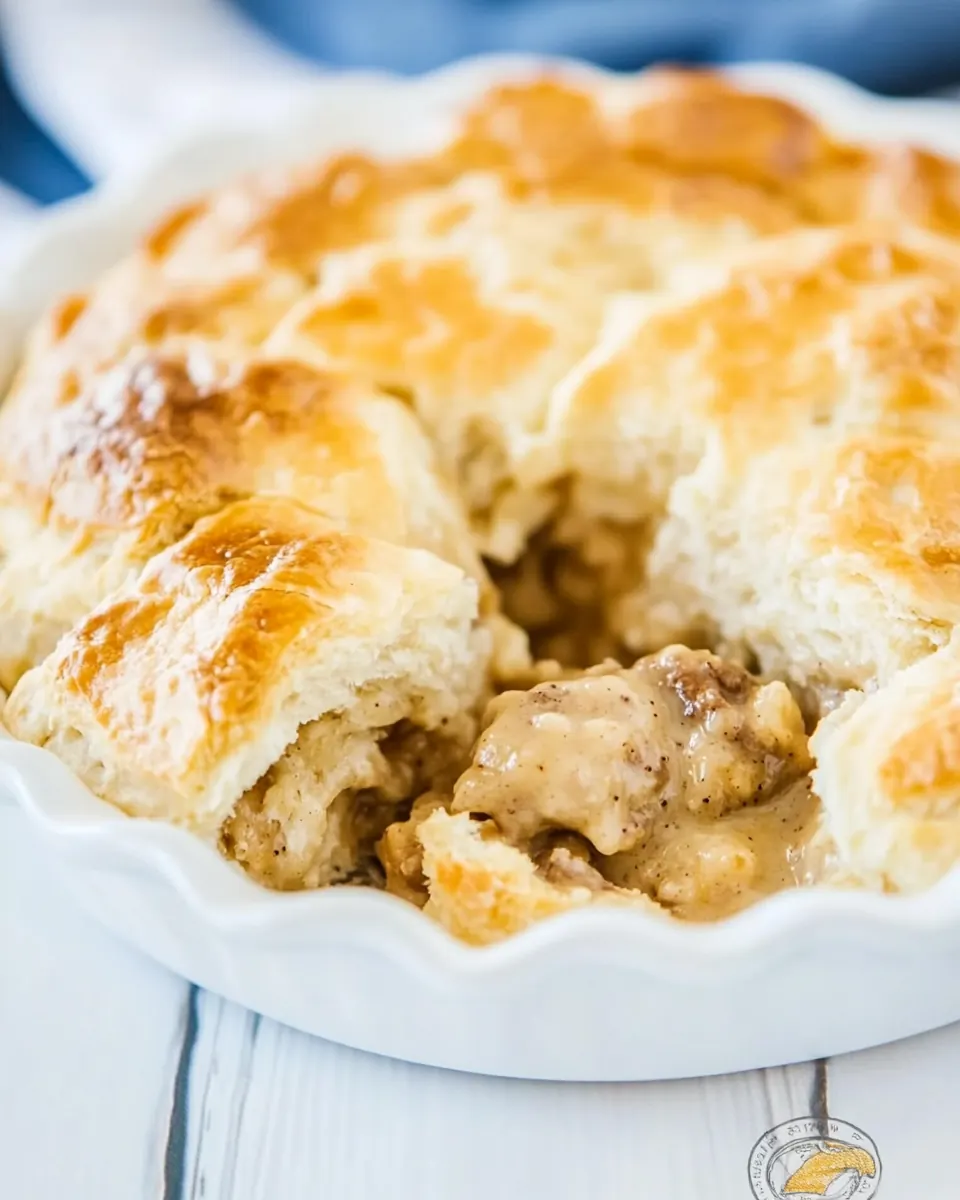 Biscuits and Gravy Pie