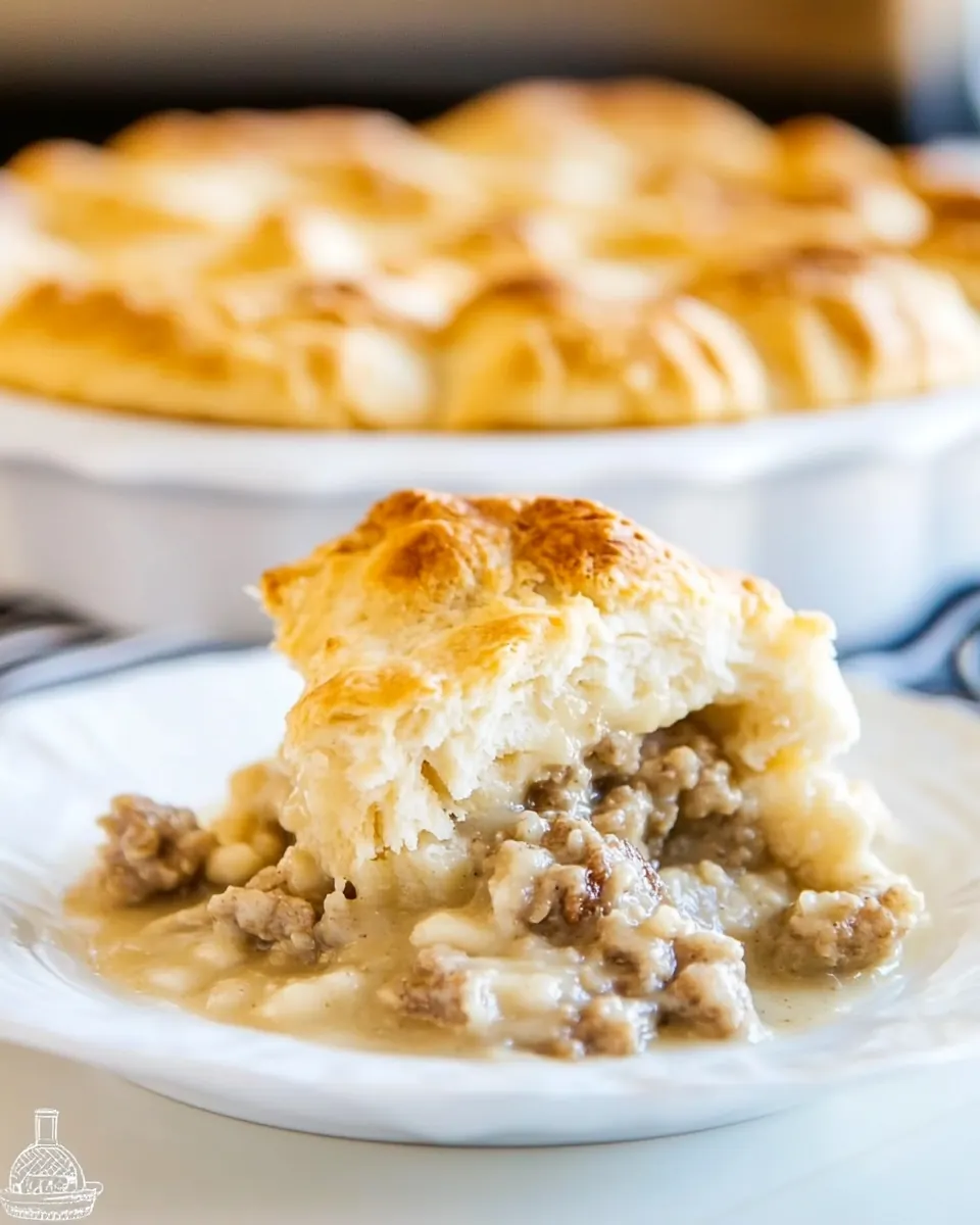 Biscuits and Gravy Pie