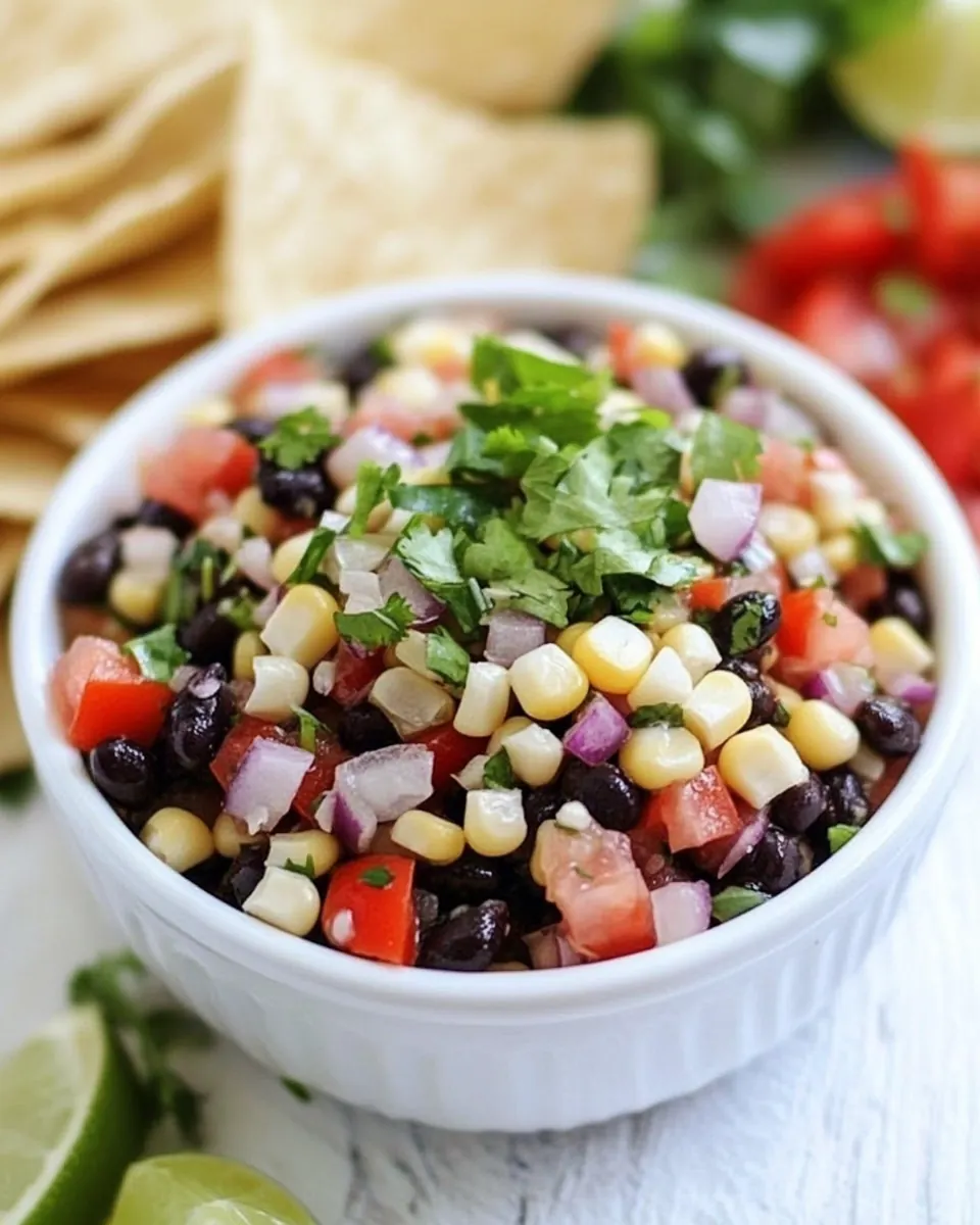 Black Bean Corn Salsa