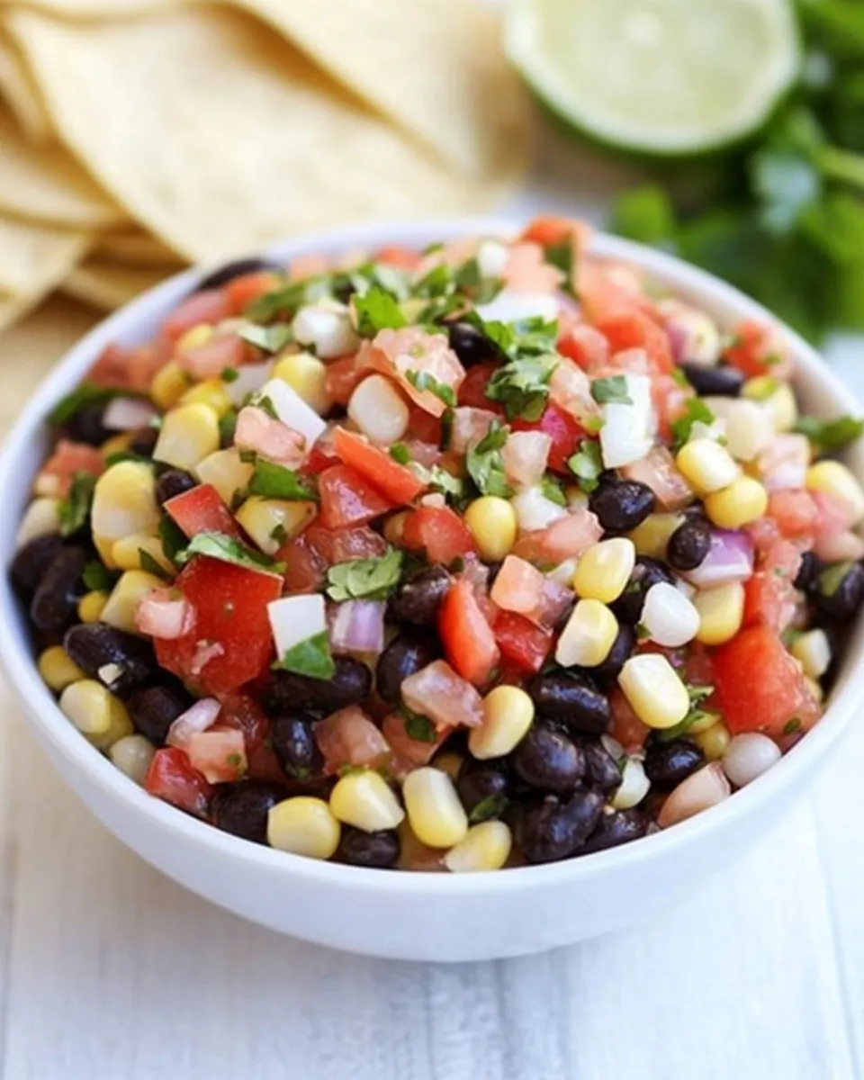 Black Bean Corn Salsa