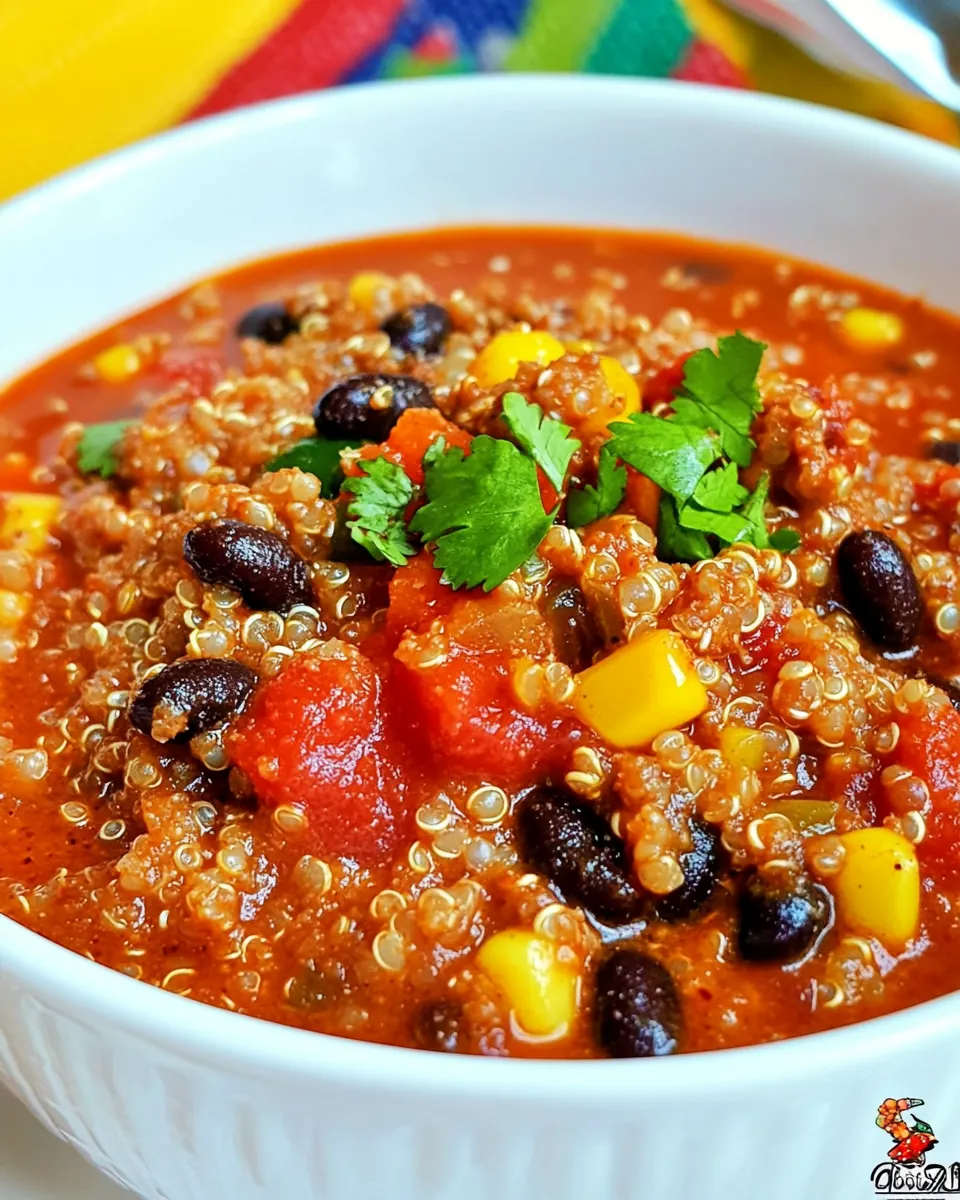 Black Bean Quinoa Chili