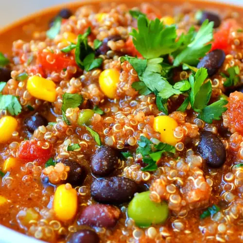 Black Bean Quinoa Chili
