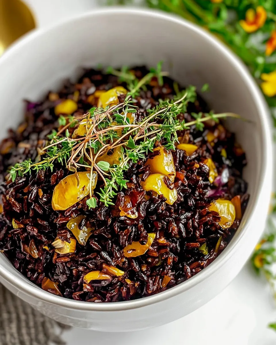 Black Rice Recipe