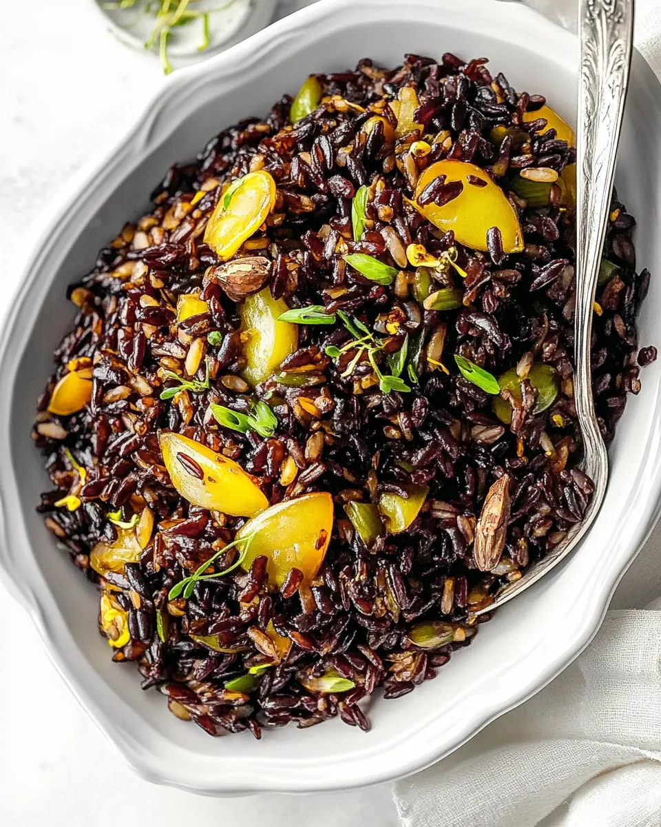Black Rice Recipe