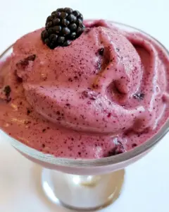 Blackberry Banana Ice Cream