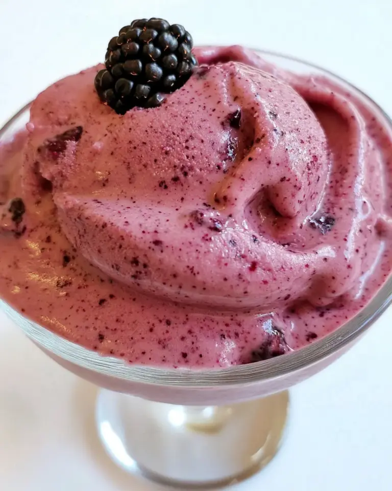 Blackberry Banana Ice Cream