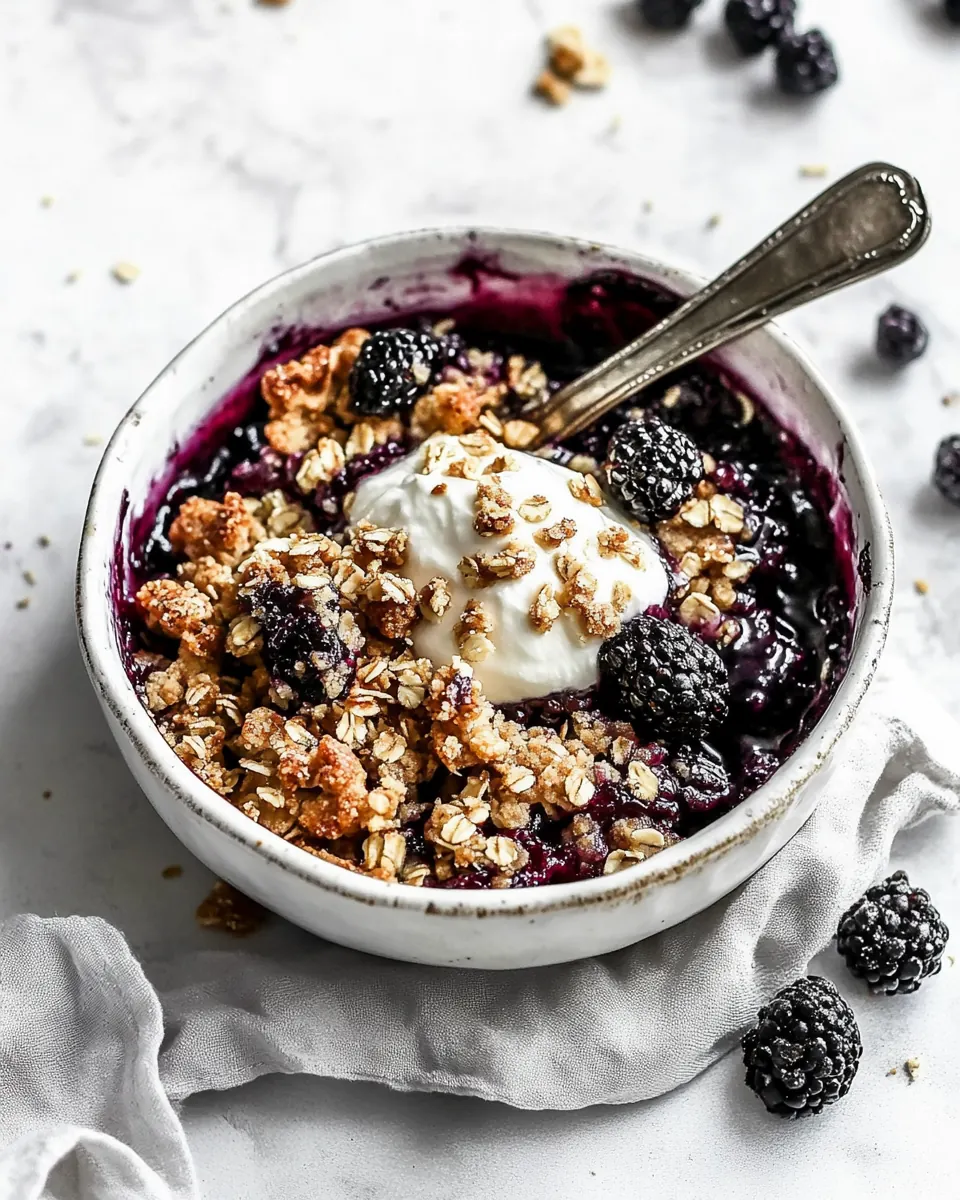Blackberry Crisp
