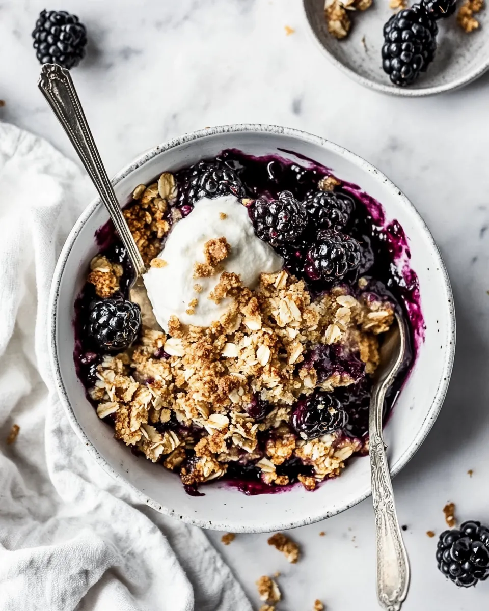 Blackberry Crisp