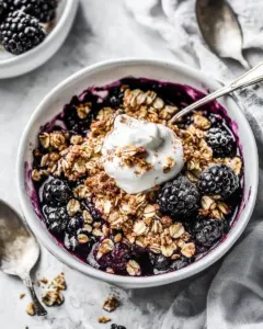 Blackberry Crisp