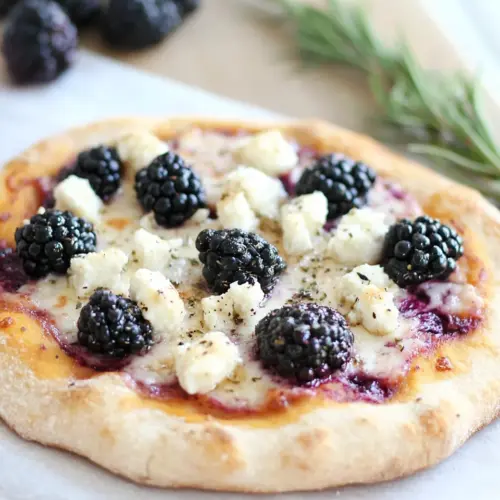 Blackberry Goat Cheese Pizza