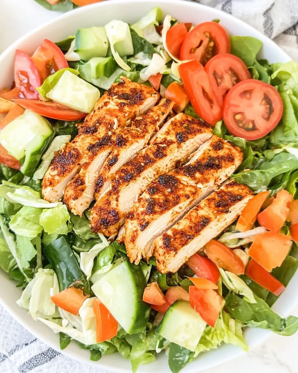 Blackened Chicken Salad