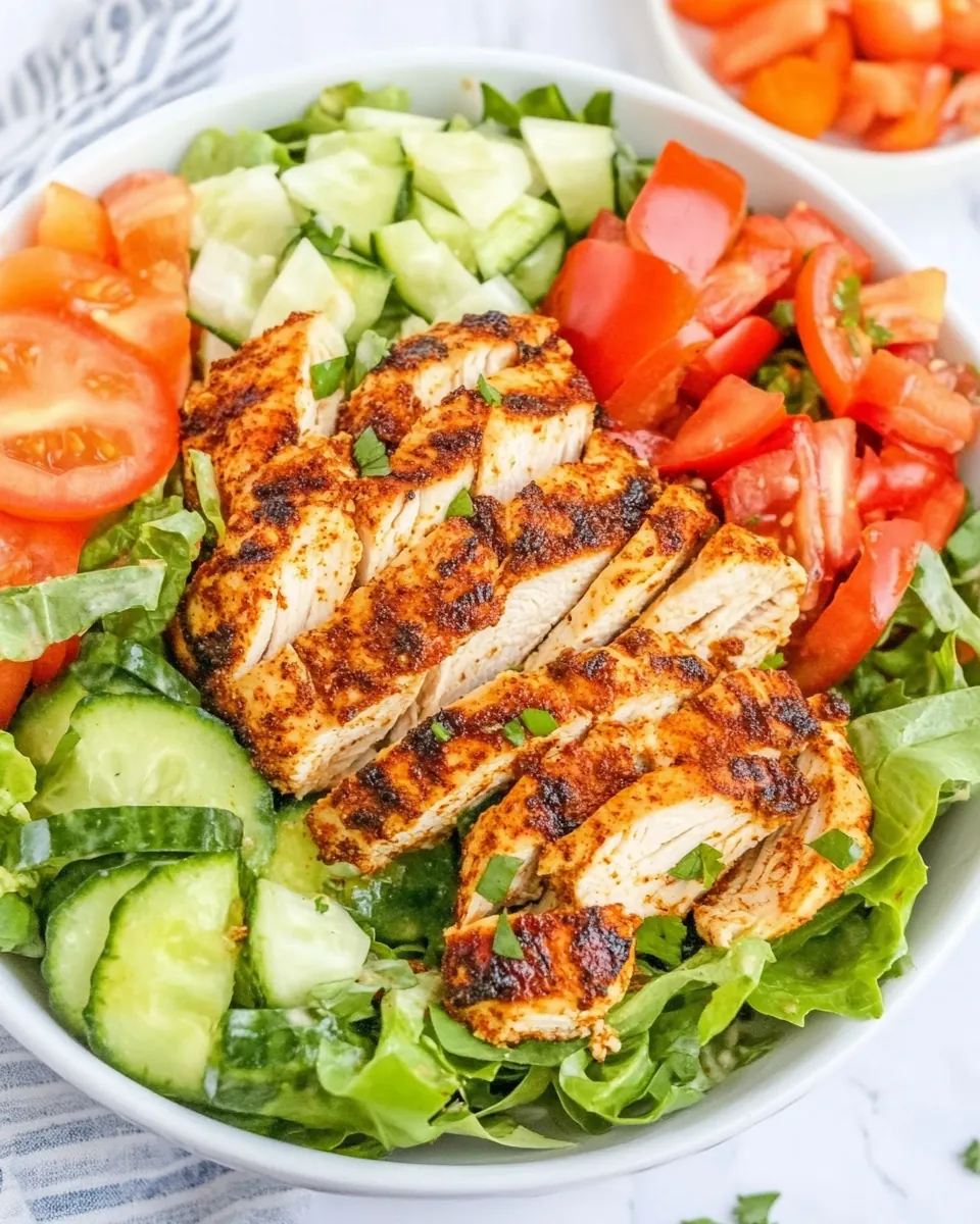 Blackened Chicken Salad