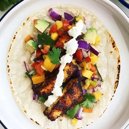 Blackened Mahi Mahi Tacos
