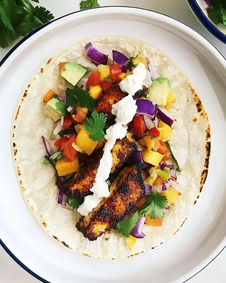 Blackened Mahi Mahi Tacos