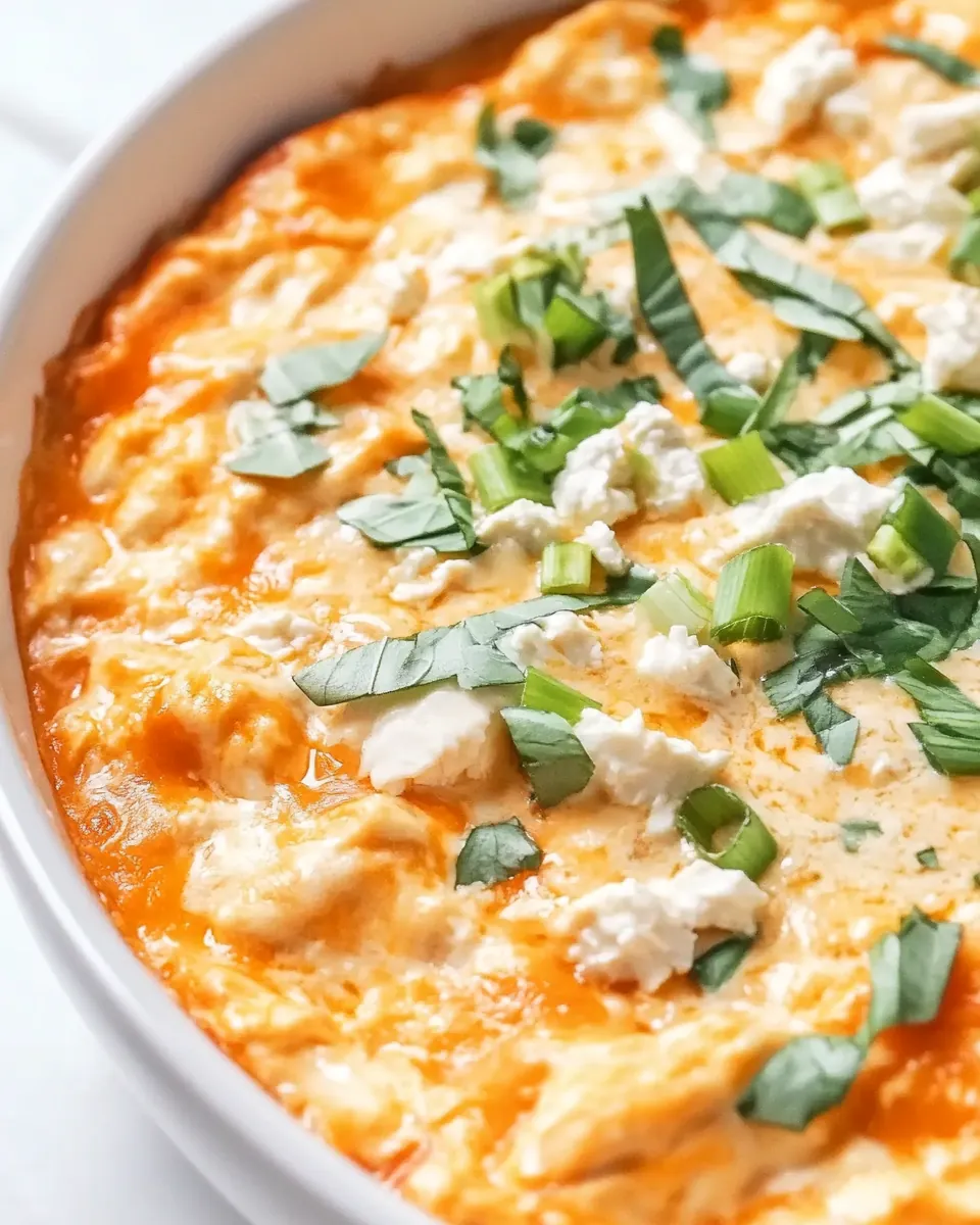 Blue Cheese Buffalo Chicken Dip