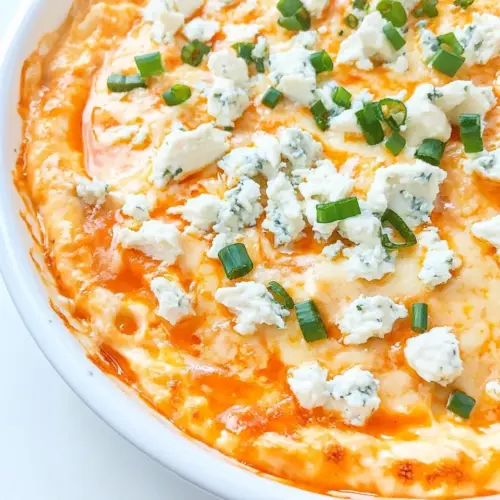 Blue Cheese Buffalo Chicken Dip