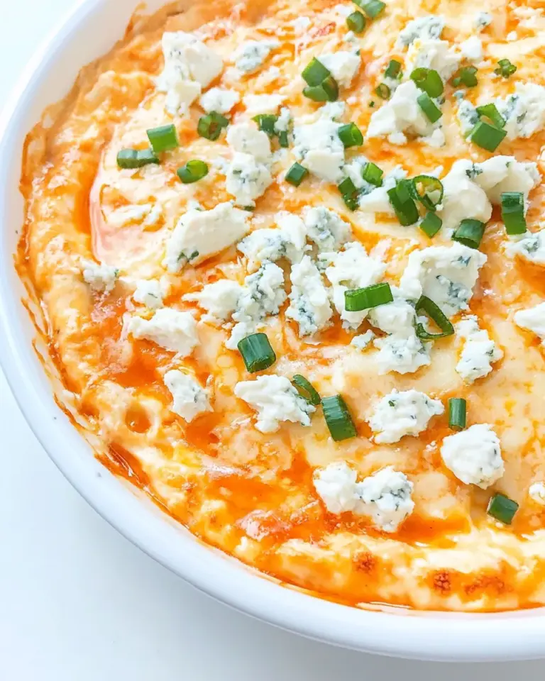 Blue Cheese Buffalo Chicken Dip