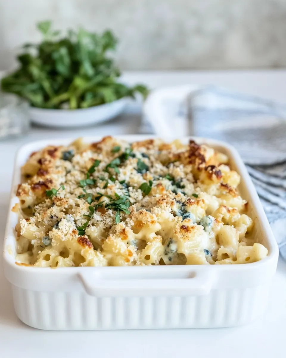 Blue Cheese Mac and Cheese