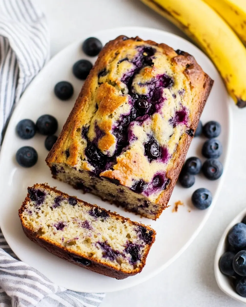 Blueberry Banana Bread