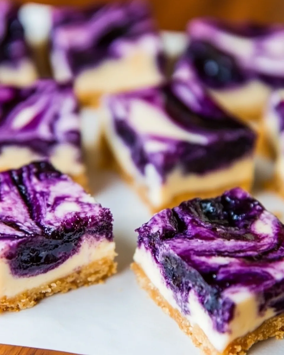 Blueberry Cheesecake Bars
