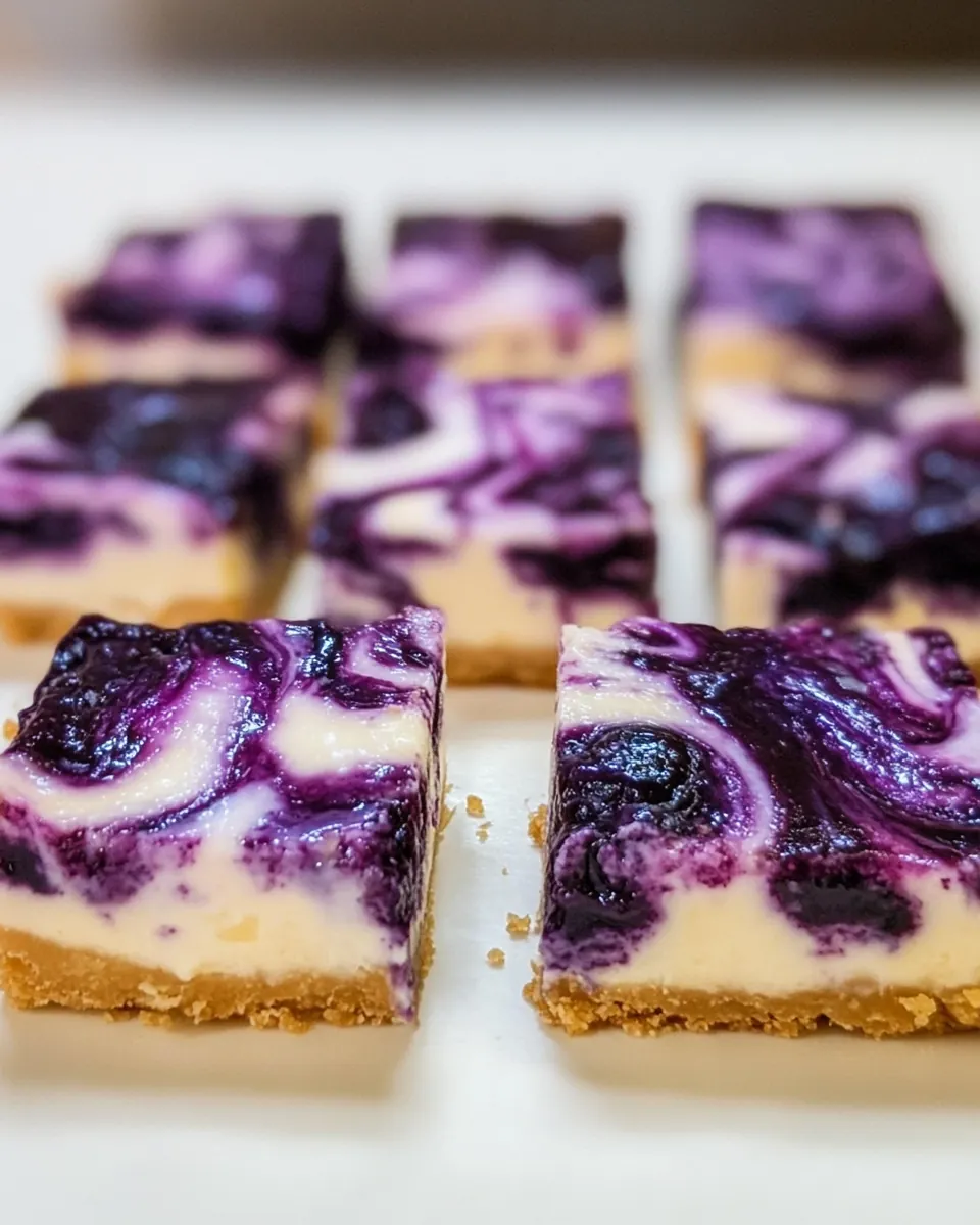 Blueberry Cheesecake Bars