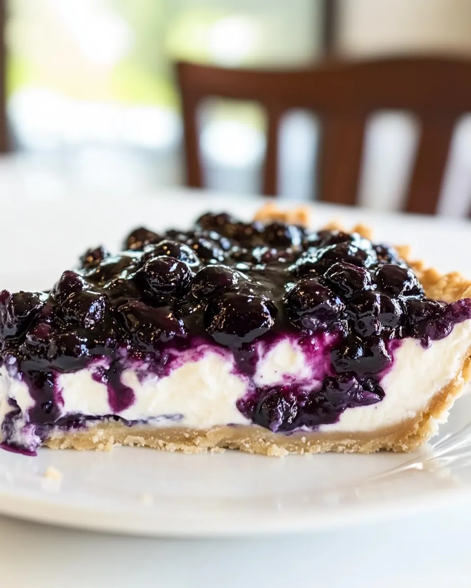 Blueberry Cheesecake Pie